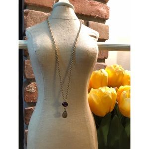 Purple Stone Necklace